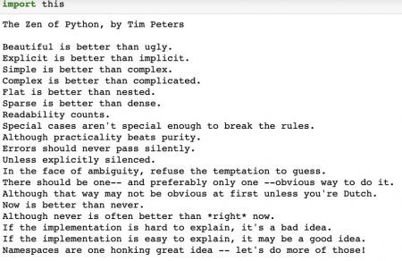 Zen of Python by Tim Peters. | Lanre Dahunsi